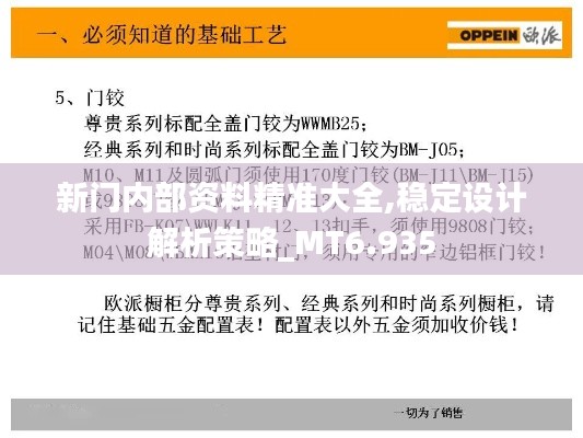 新门内部资料精准大全,稳定设计解析策略_MT6.935