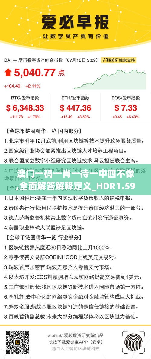 澳门一码一肖一待一中四不像,全面解答解释定义_HDR1.599