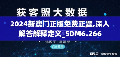 2024新澳门正版免费正题,深入解答解释定义_5DM6.266