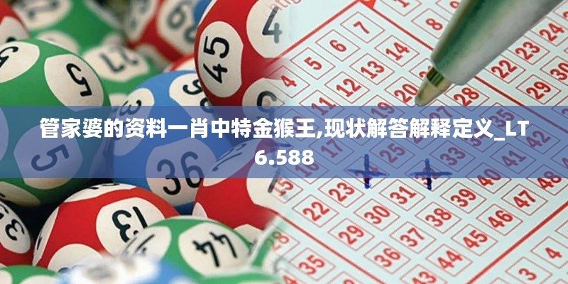 管家婆的资料一肖中特金猴王,现状解答解释定义_LT6.588