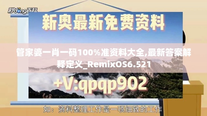 管家婆一肖一码100%准资料大全,最新答案解释定义_RemixOS6.521