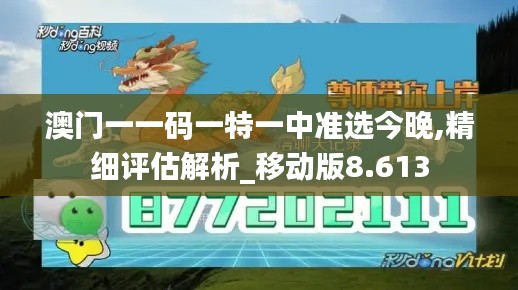 澳门一一码一特一中准选今晚,精细评估解析_移动版8.613