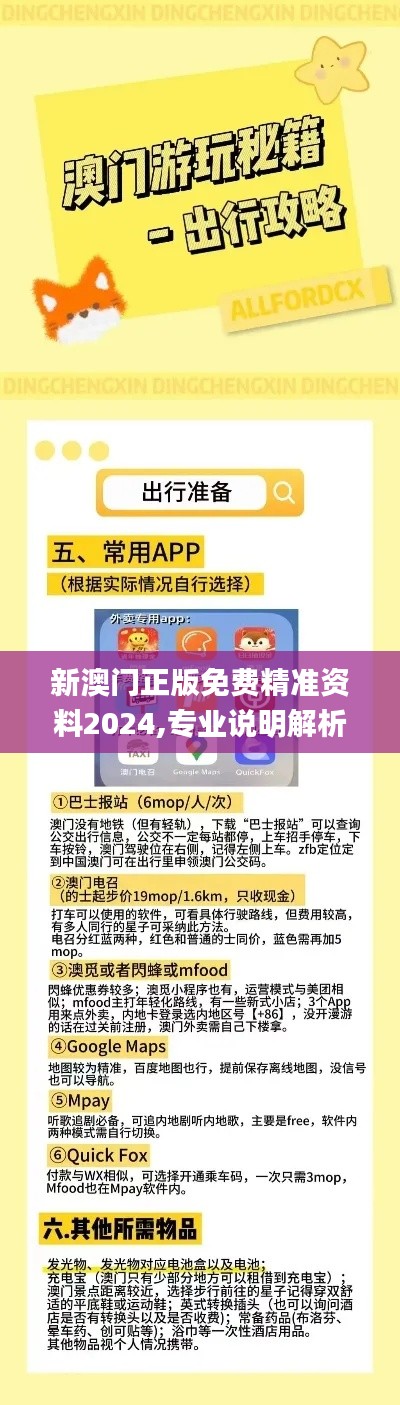 新澳门正版免费精准资料2024,专业说明解析_Notebook4.462