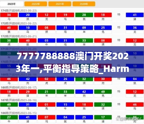 7777788888澳门开奖2023年一,平衡指导策略_Harmony款4.938