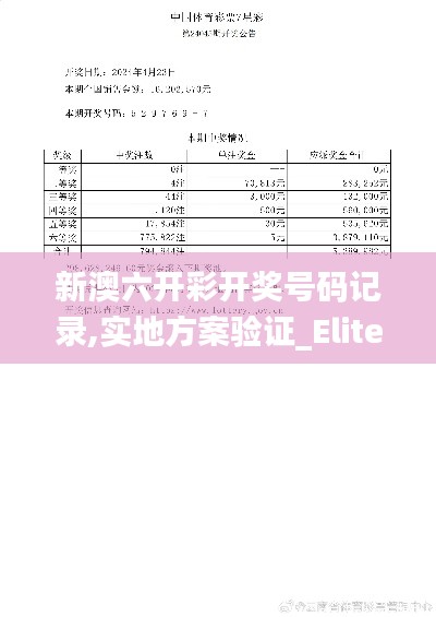新澳六开彩开奖号码记录,实地方案验证_Elite10.521