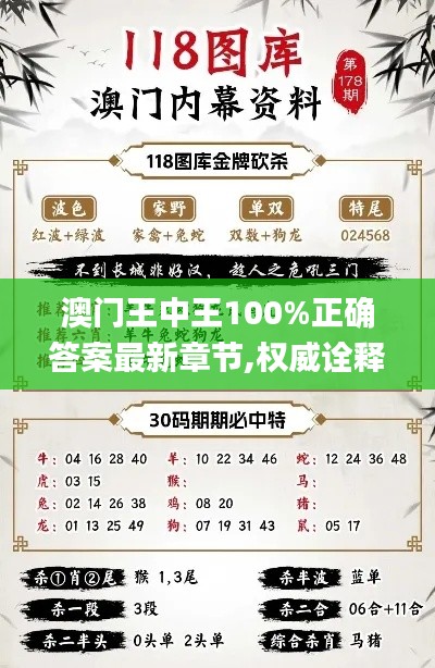 澳门王中王100%正确答案最新章节,权威诠释方法_Holo10.501