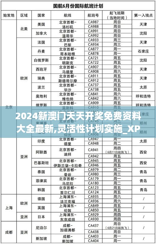 2024新澳门天天开奖免费资料大全最新,灵活性计划实施_XP16.796