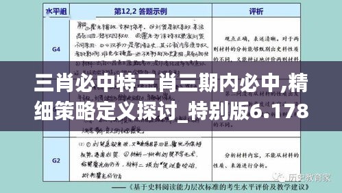 三肖必中特三肖三期内必中,精细策略定义探讨_特别版6.178