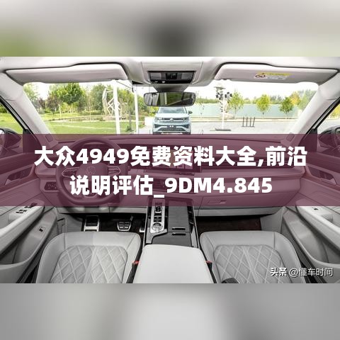 大众4949免费资料大全,前沿说明评估_9DM4.845