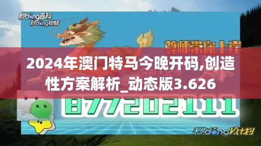 2024年澳门特马今晚开码,创造性方案解析_动态版3.626