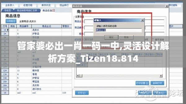 管家婆必出一肖一码一中,灵活设计解析方案_Tizen18.814