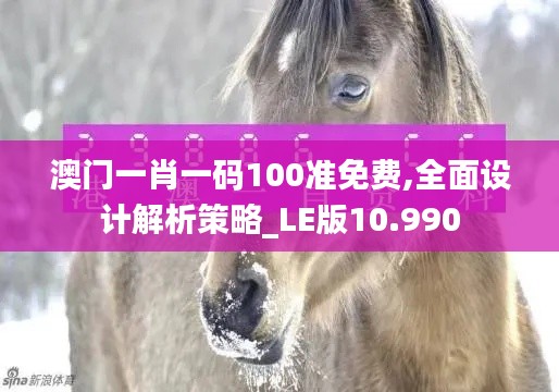 澳门一肖一码100准免费,全面设计解析策略_LE版10.990