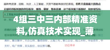 4组三中三内部精准资料,仿真技术实现_薄荷版8.400
