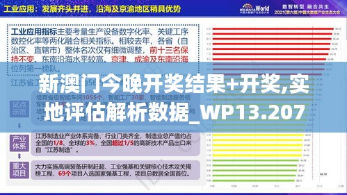 新澳门今晚开奖结果+开奖,实地评估解析数据_WP13.207