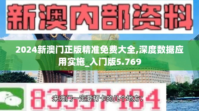 2024新澳门正版精准免费大全,深度数据应用实施_入门版5.769