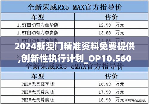 2024新澳门精准资料免费提供,创新性执行计划_OP10.560