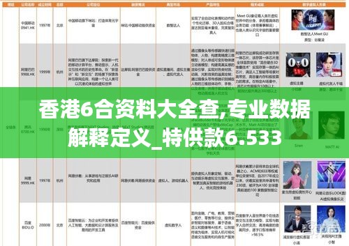 香港6合资料大全查,专业数据解释定义_特供款6.533