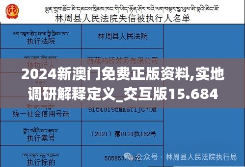 2024新澳门免费正版资料,实地调研解释定义_交互版15.684